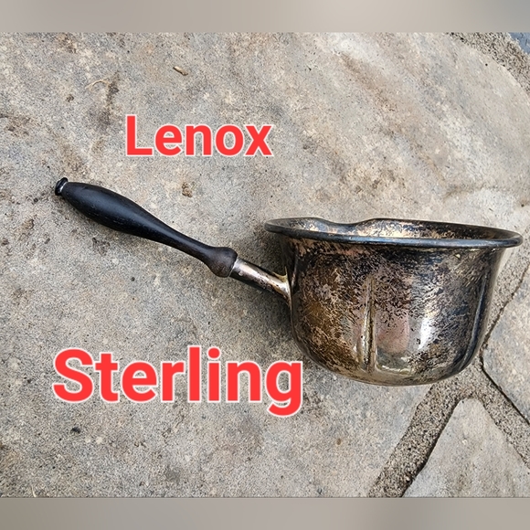 Sterling Other - Antique Lenox sterling silver Brandy warmer pan saucepan 74.4 grams